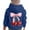 Blue, variant on Byoo Cherry Print Toddler Girl Hoodie Long Sleeve Soft Hoody Sweatshirt Kids Cute Casual Sport Pullovers Top for Child