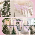 thumbnail image 6 of 49.2 ft Pink Tinsel Garland Pink Glittering Decoration Metallic Garland for Valentine Birthday Wedding Party Easter Halloween Holiday Festivities Indoor Outdoor Home Christmas Decor Supplies, 6 of 8