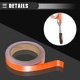 thumbnail image 4 of Unique Bargains Reflective Tape Automobiles Motorcycles High Brightness Reflective Sheet 2cmx8m Orange, 4 of 7
