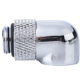 thumbnail image 4 of Sailing Conector acodado de rosca G1/4 plateado para refrigeración por agua de PC - Accesorio de tubo giratorio de ángulo de 90 grados, 4 of 9