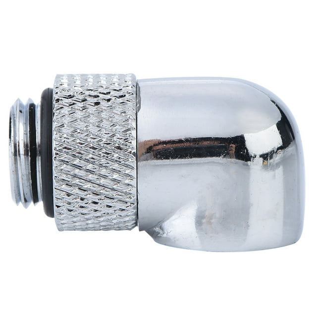 90 Degree AngleTube Fitting PC Water Cooling Elbow Connector, Easy Installation, Durable Brass Material, Secure Seal for Water Blocks, Radiators, Pumps, Reservoirs