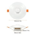 thumbnail image 5 of Sensor Microwave Radar Sensor Microwave Ceiling Motion Sensor Ceiling Mount 360 Degree  Ceiling Mount Motion Detector For Commercial Or Residential, 5 of 5