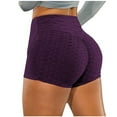 thumbnail image 7 of DHFJKG High Waisted Yoga Shorts For Womens With Pockets Solid Color Workout Tight Shorts Athletic Wear, 7 of 7