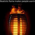 thumbnail image 1 of Lámpara de llama solar de 12 LED, lámpara con enchufe a tierra, lámpara de césped, lámpara de ambiente exterior, lámpara decorativa para patio, lámpara decorativa para paisaje, 1 of 3