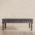 thumbnail image 3 of Maven Lane Emin Handmade Heritage Wooden Rectangular Coffee Table, Grey Finish, 3 of 8