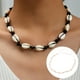 thumbnail image 5 of Jumpingount Collar de moda exquisita gargantilla de playa cadenas de cuerda únicas accesorios de ropa de joyería regalos de cumpleaños de fiesta de niña Accesorios de disfraces Blanco NL320-01 Jumpingount AP015065-01, 5 of 6