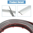 thumbnail image 2 of Unique Bargains 16ft Automotive Trim Car RV Door Window Bumper Side Body Trim Strip Scratch Proof 22mm Silver Tone, 2 of 6