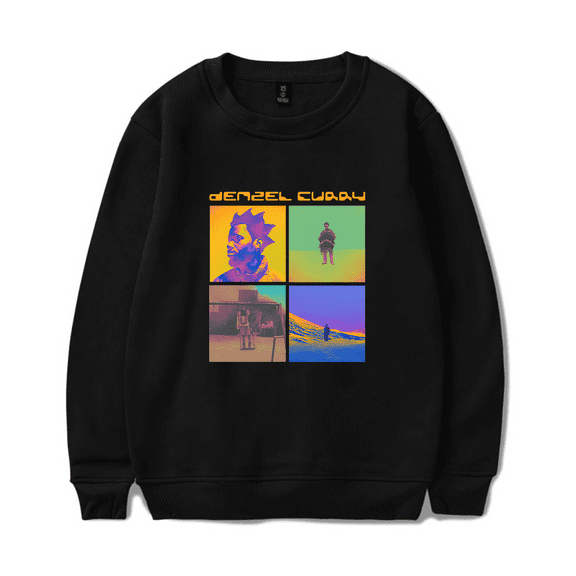 Denzel Curry Merch Long Sleeve Sweatshirt Hoodie Walkin Black Hoodies For Fans Men Women Unisex Streetwear Crewneck