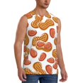 thumbnail image 2 of Pofeuu Peanuts4 Print Men's Muscle T-Shirt, Sleeveless, Muscle Tank, Classic Muscle Tee Top For Men Casual Sleeveless Muscle T-Shirt Trendy Clothes-XX-Large, 2 of 7