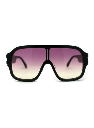 Oversized sunglasses Louis Vuitton Purple in Plastic - 31290325