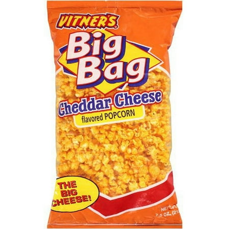 Vitner's Big Bag Cheddar Cheese Flavored Popcorn, 7.5 Oz.