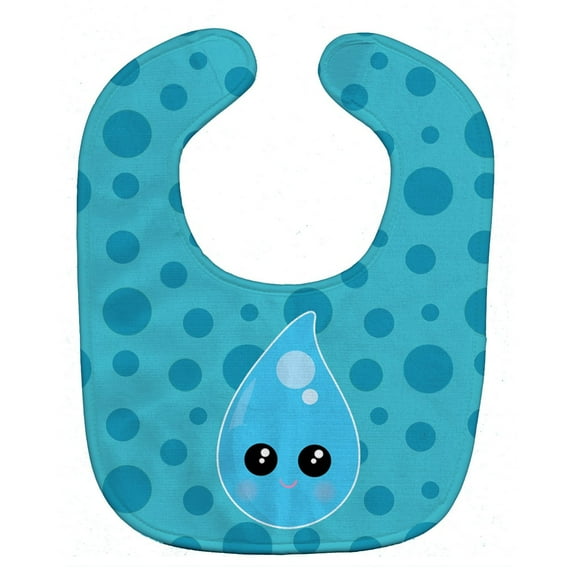 Weather Rain Drop Face Baby Bib