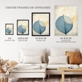 thumbnail image 3 of Skeleton Leaves Blue I Leaf Veins Structure Pastel Colour Azure Tan Yellow Watercolour Painting Unframed Wall Art Print Poster Home Decor Premium, 3 of 5