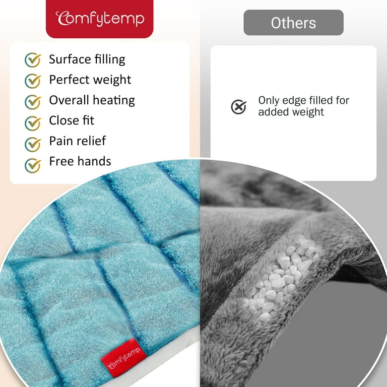 Comfytemp Weighted Heating Pad for Neck and Shoulders, FSA HSA