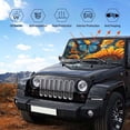 thumbnail image 6 of Bingfone Colorful Cloud Butterfly Sunflower Car Windshield Sun Shade Protector Keep Your Vehicle Cool Sun Shield Visor Cover Foldable for Car Truck SUV-Medium, 6 of 8
