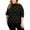 Deep Black, variant on Karen Scott Womens Plus Knit Glitter Turtleneck Top