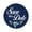 Midnight Blue, variant on Darling Souvenir 1.6 Inches Round Violet Botanical Floral Save The Date Stickers Wedding Seal-45 Pcs