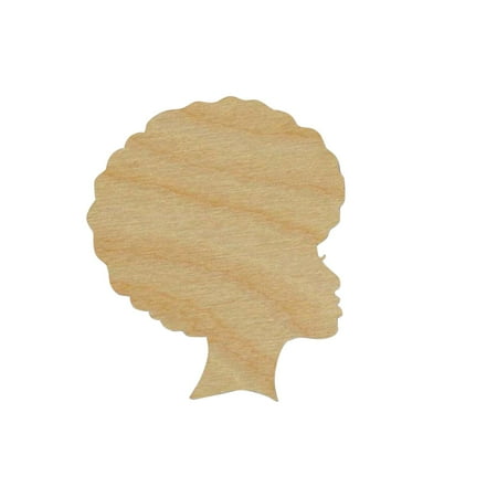 

NEGJ DIY Head Wooden Silhouette Wreath Template for Silhouette Crafts Black Person Holiday Decorations Christmas Vintage Wooden Garland