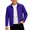 Purple, variant on Husipze Boys Girls Lightweight Cardigan Jacket Full Zip Lapel Collar Windproof with Pockets Casual Water Resistant Fall Winter Outerwear Orange 11-12 Years