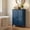 Prussian Blue, variant on Costway Bathroom Cabinet, Wooden Storage Cabinet with 2 Doors & 3-Level Adjustable Shelf Prussian Blue