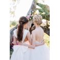 thumbnail image 3 of AW BRIDAL Clip de pelo de novia Peine de pelo de boda Accesorios de pelo de boda de perlas para novias Niña de las flores Piezas de pelo de novia para tocados de boda 6 piezas (Oro) MFZFUKR YZY1068, 3 of 6