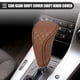 thumbnail image 2 of Funda universal para palanca de cambios manual de coche con cremallera, funda para palanca de cambios, funda para palanca de cambios, moderna, piel sintética, color marrón, 2 of 7