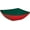 Green/Red, variant on PLASTICPRO 8 Oz Disposable Serving Bowls Clear Plastic Square Snack Bowls, 4-Pack