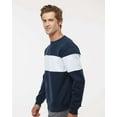 thumbnail image 2 of J. America Varsity Fleece Crewneck Sweatshirt, 2 of 5