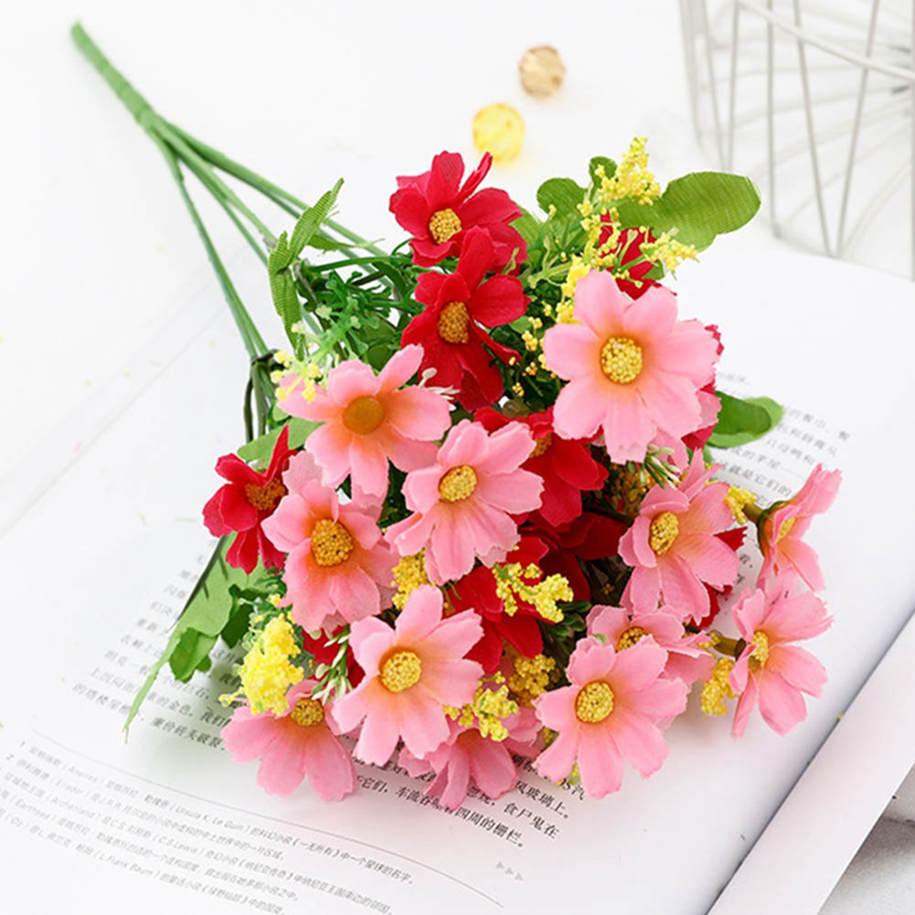 1 pcs Artificial Flower Faux Silk Daisy Wildflowers ...