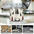 thumbnail image 6 of Yayeee Ashtray with Lid for Cigarette Smokeless Stainless Steel Home Ash Holder, Christmas Plaid Forest, 6 of 7