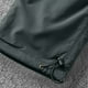 thumbnail image 4 of Pantalones largos de poliéster para hombre, de color liso, informales, con botones, cintura elástica y múltiples bolsillos., 4 of 9