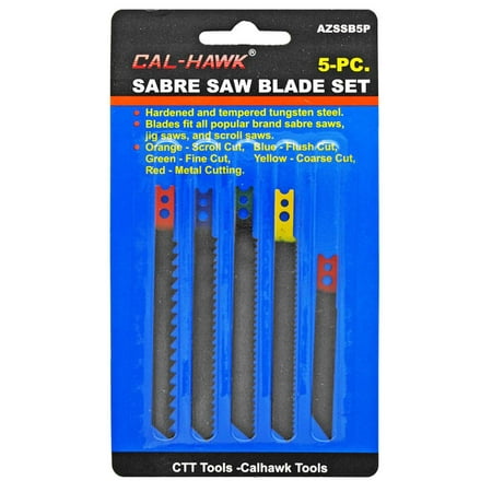 

Cal Hawk Tools 5-pc. Sabre Saw Blade Set