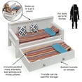 thumbnail image 4 of Badger Basket Doll Sofa and Daybed Combo with Trundle Bed for 18 inch dolls - White/Multi, 4 of 10