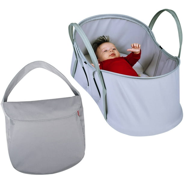 Phil & Teds Nest Portable Baby and Travel Bag Silver