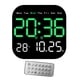 thumbnail image 2 of Reloj despertador Digital BLESIY con pantalla LED luz ajustable de 10 niveles calendario electrónico, 2 of 8