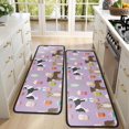 thumbnail image 4 of Kitchen Rugs Sets Of 2,Boxer Dog Pitbull Terriers Dog and Drinks Anti Fatigue Kitchen Mat Rugs Non Slip Washable,Decorative Kitchen Floor Mats for Kitchen,Sink,Laundry,17"x47"+17"x47", 4 of 5