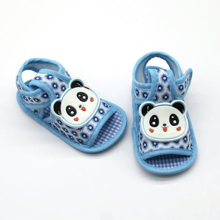

Wesracia Baby Shoes Newborn Baby Girls Printing Applique Prewalker Soft Sole Sandals Single Shoes