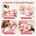 thumbnail image 7 of 2in1 Tummy Time & Seat Support Baby Play Mat with 5 Sensory Toys, Baby Floor Seat for Sitting, Soft, Supportive, Essentials Development Gifts for Newborn Infant, 7 of 7
