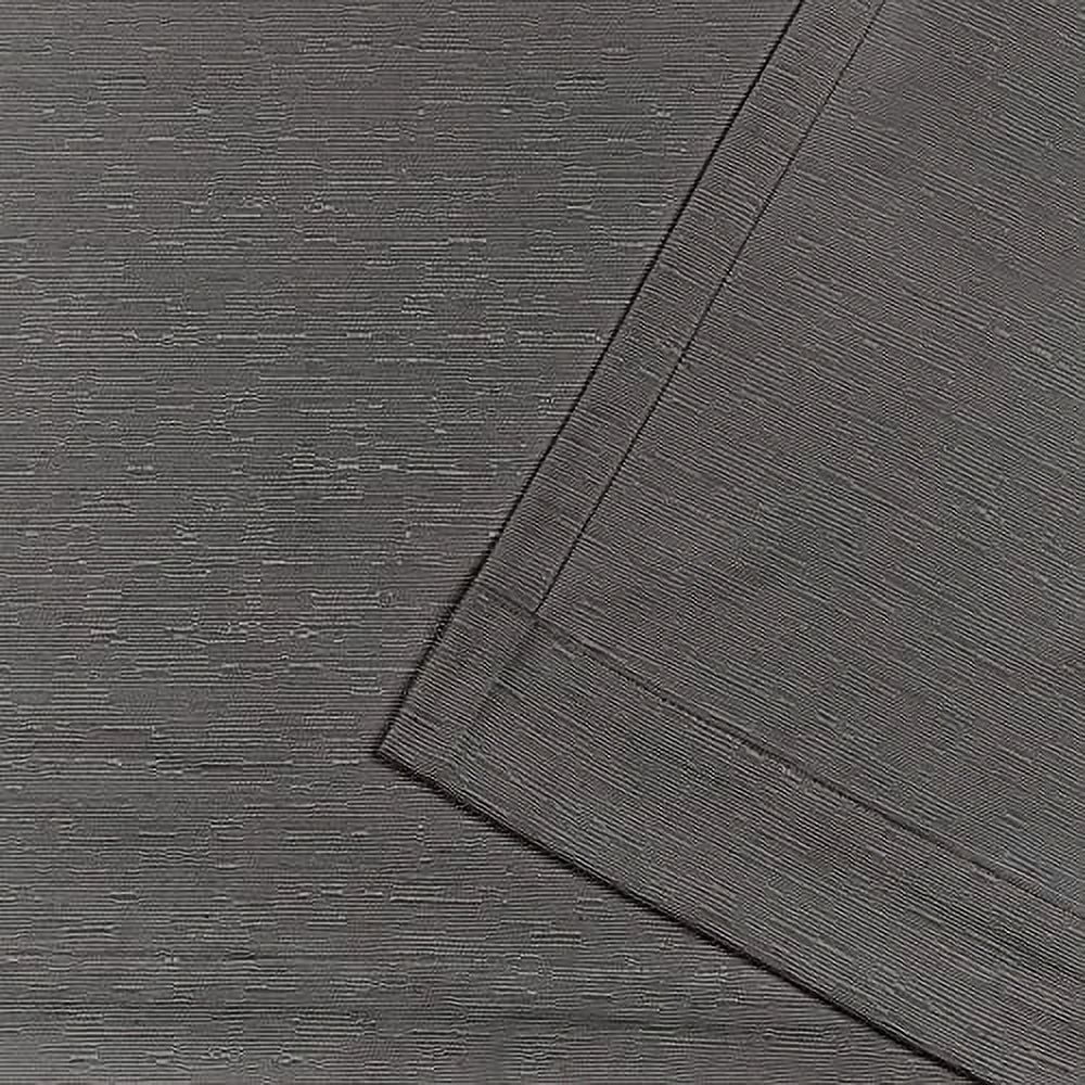Nicole Miller New York Sawyer Cotton Blend Grommet Top Light Filtering Curtain Panels, 52"x96", Gunmetal, Set of 2
