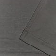 thumbnail image 4 of Nicole Miller New York Sawyer Cotton Blend Grommet Top Light Filtering Curtain Panels, 52"x96", Gunmetal, Set of 2, 4 of 7