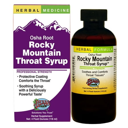 . Osha Root Complex Syrup, 4 OZ, This formula gently dilates the bronchioles and promotes sinus, throat, and lung health. By Herbs