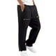 thumbnail image 1 of Pantalones de trabajo con cremallera en los bajos para hombre - Cargo de color liso - Poliéster, bolsillos grandes, tallas S-XXL, 1 of 6