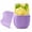 Purple, variant on Ice Roller for Face - Cooling Depuffing & Reusable Silicone Facial Massager for Eyes, Neck, Daily Skin Care and Travel