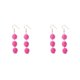 thumbnail image 1 of Sonducket 1 par de pendientes de gancho, colgante elegante estético, pendientes, joyería nupcial para oficina, regalos personalizados para Rosa roja 2Conjunto, 1 of 6