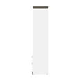thumbnail image 3 of Atlin Designs 95" Queen Murphy Bed with Bookcase in White, 3 of 13