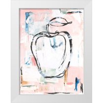 Harper, Ethan 19x24 White Modern Wood Framed Museum Art Print Titled - Candied Fruit I