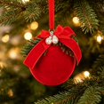 thumbnail image 4 of Leodye 1PCS Christmas Hanging Ball Pendants, Decorative Bauble Ornaments for Christmas Tree and Holiday Scene Arrangement -3.14IN, 4 of 7
