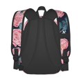 thumbnail image 4 of Disketp Rose Flowers Mochila Escolar de Gran Capacidad y Peso Ligero, Mochila de Viaje Ideal para Escuela, Trabajo y Uso Diario, Cómoda y con Estilo, 4 of 8