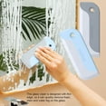 thumbnail image 4 of Pack of 3 Living Room Bathroom Kitchen Window Scraper Tool Defogging Office Dorm Glass Wiper Sink Basin Mirror Countertop Cleaning Tool, 4 of 7