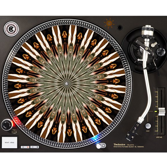 KuzmarK™ 12" DJ Turntable Slipmat - Voo Doo Temptress